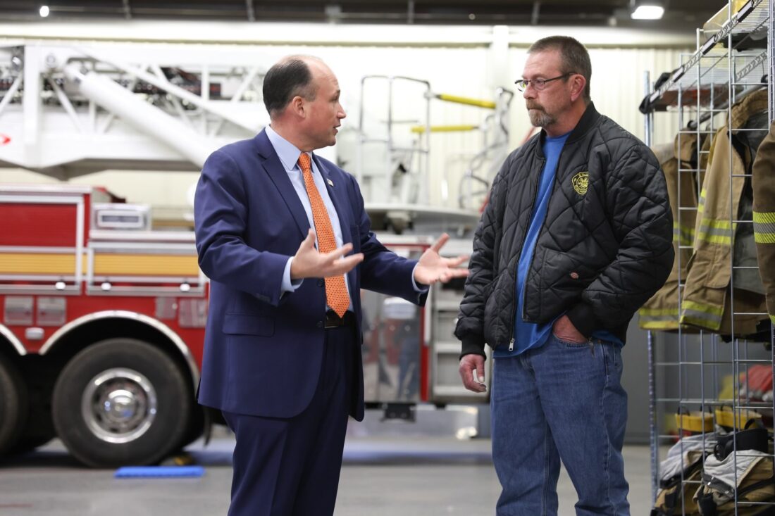 Langworthy visits Falconer Fire Department, announces 107K in funding